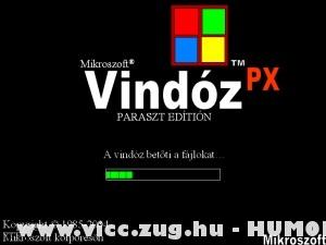 Vindóz PX Paraszt edisön