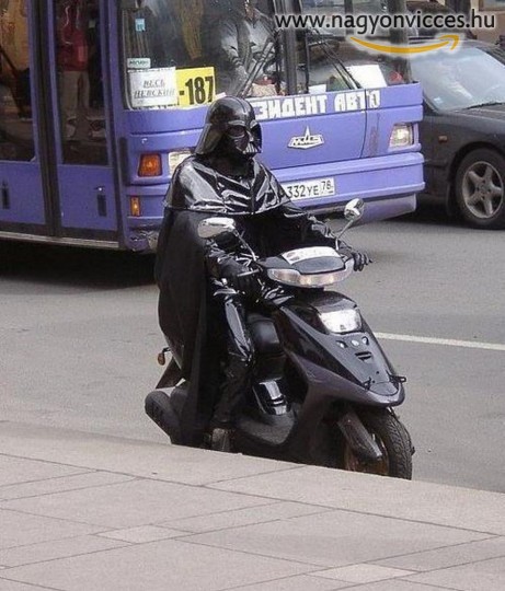 Darth Vader motorozik