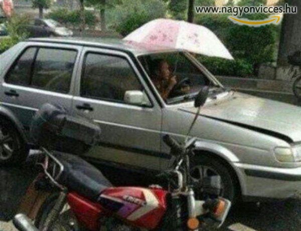 Esőbiztos autó