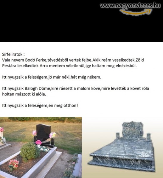 Sírfeliratok