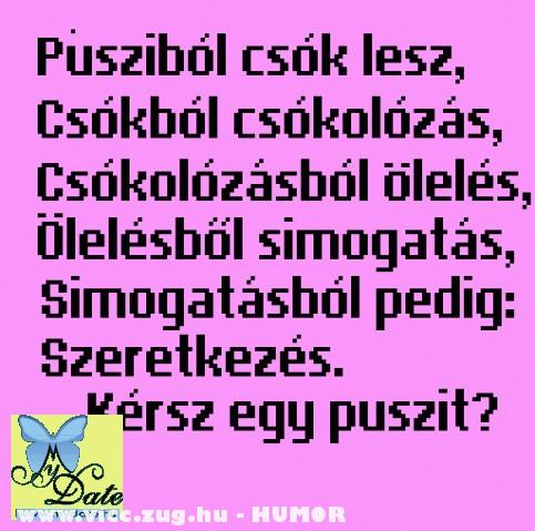 Pusziból CSÓK...