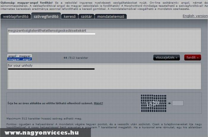 Magyar szövegfordítás angolra
