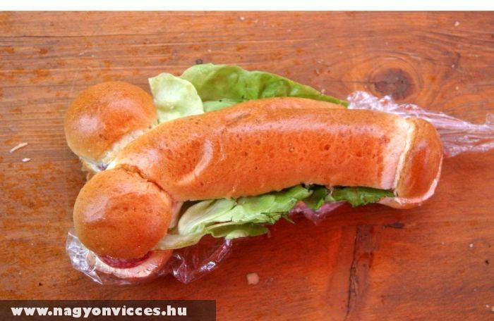 Furcsa alakú szendvics