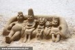 Simpson család homokból