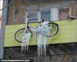 Megfagyott bicikli